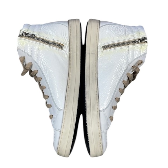 P448 Women's Sneakers in White and Tan - Picture 7 of 12